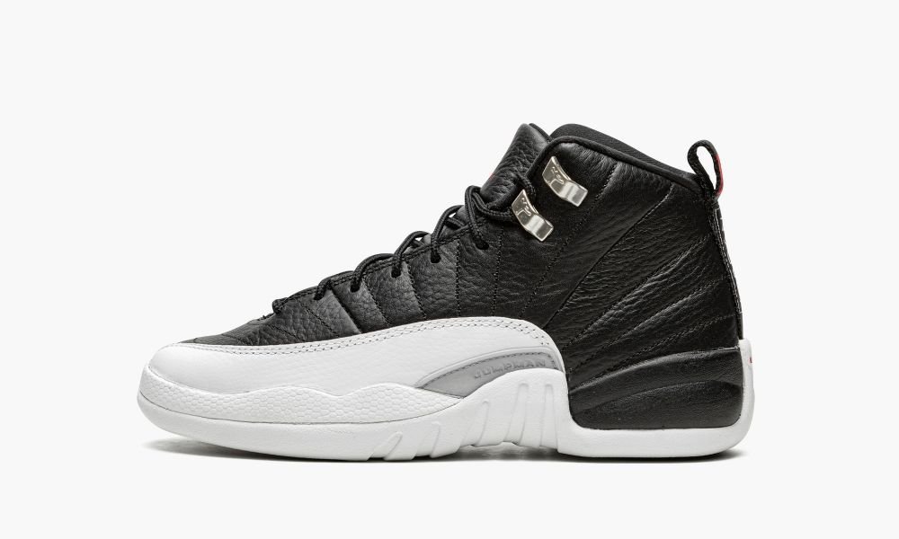 Nike AIr Jordan 12 Retro GS "Playoffs - 2022" Sko Barn Svarte Rød Hvite | Norge-7423018