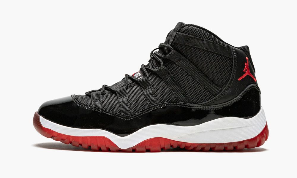 Nike Air Jordan 11 Retro (PS) "Bred" Sko Barn Svarte Rød Hvite | Norge-0871429