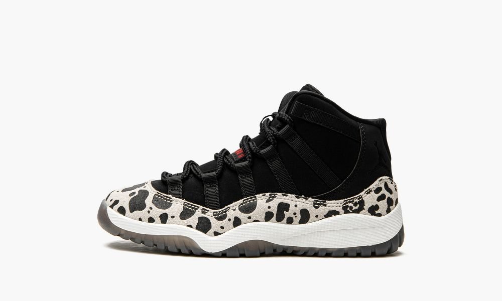 Nike Air Jordan 11 Retro Sko Barn Svarte Rød Hvite | Norge-7826940