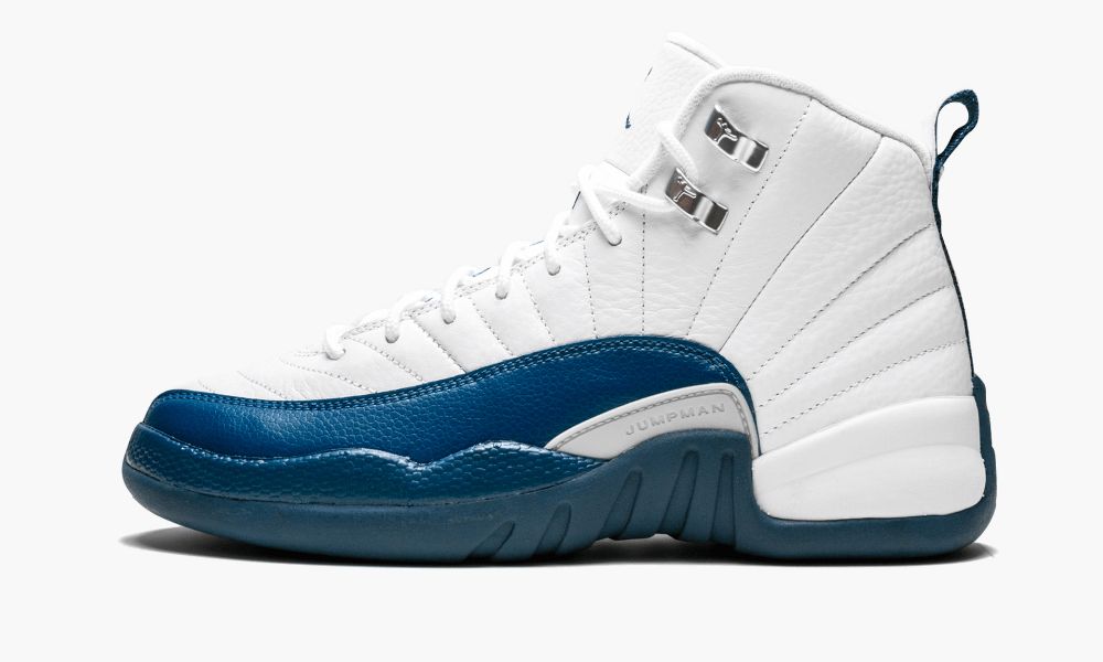 Nike Air Jordan 12 Retro BG "French Blue" Sko Barn Hvite Blå | Norge-8342501