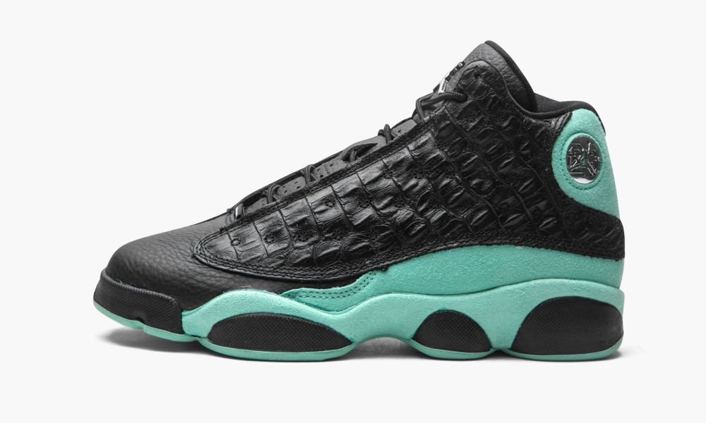 Nike Air Jordan 13 GS "Island Green" Sko Barn Svarte Sølv | Norge-9735820