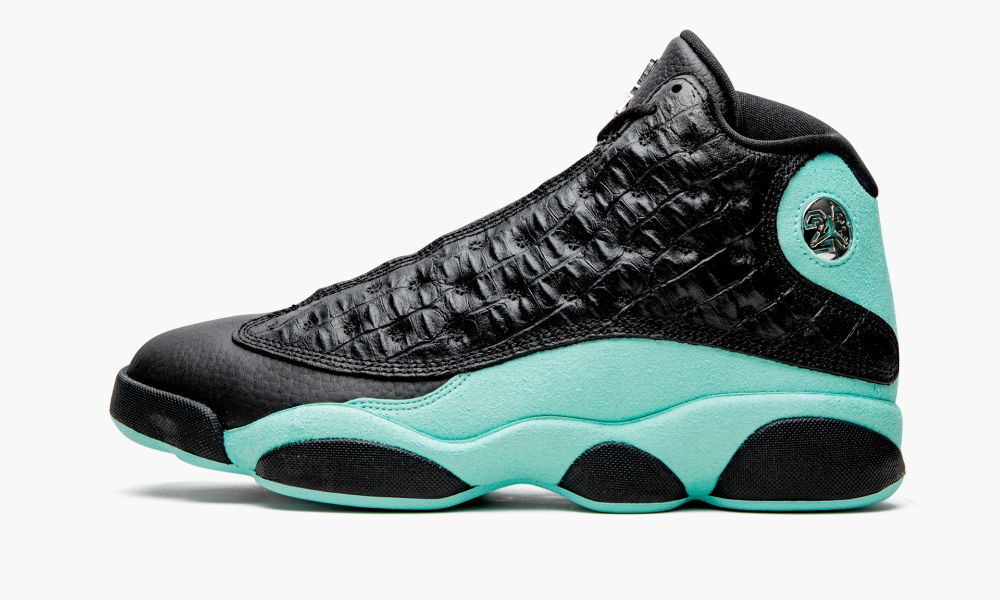 Nike Air Jordan 13 "Island Green" Sko Herre Svarte Blå Grønn Sølv | Norge-7510698