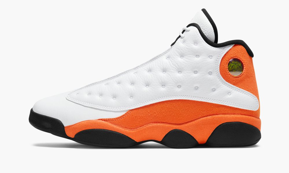 Nike Air Jordan 13 Retro "Starfish" Sko Herre Svarte Hvite Oransje | Norge-5038914