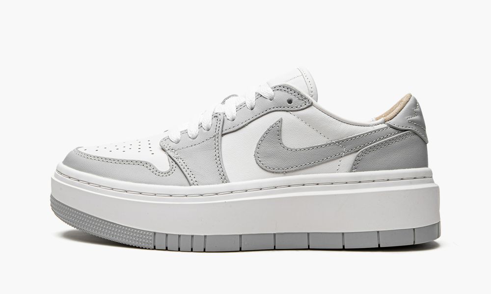 Nike Air Jordan 1 Elevate Low "Wolf Grey" Sko Dame Hvite Grå | Norge-2506749