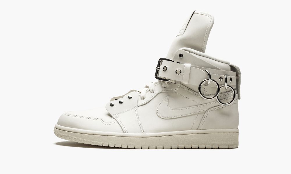 Nike Air Jordan 1 High "COMME des Garçons - White" Sko Herre Hvite | Norge-7295183