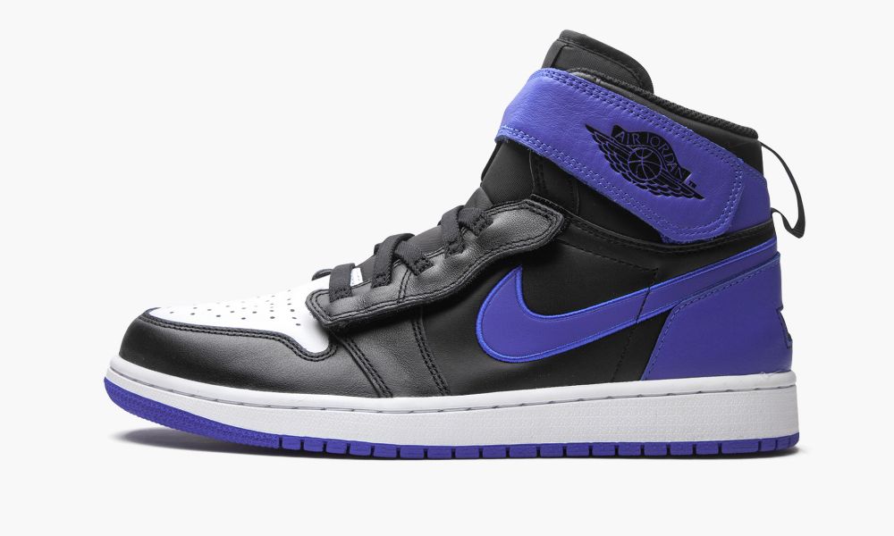 Nike Air Jordan 1 High FlyEase "Royal" Sko Herre Svarte Hvite Blå Kongeblå | Norge-5170362