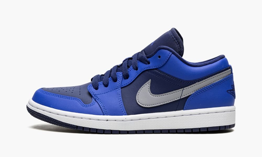 Nike Air Jordan 1 LOW "Game Royal / Blue Void" Sko Dame Blå Kongeblå | Norge-2756941