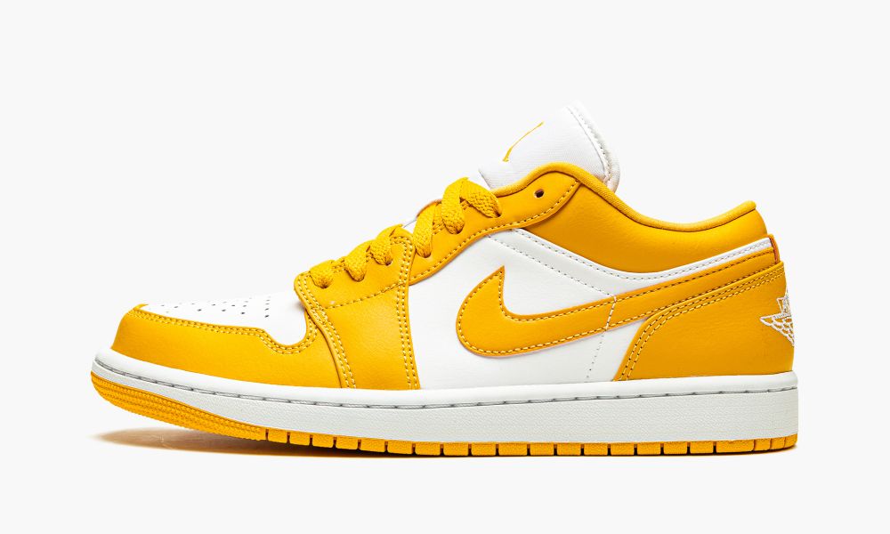 Nike Air Jordan 1 Low "Pollen" Sko Herre Hvite Gul | Norge-1736495