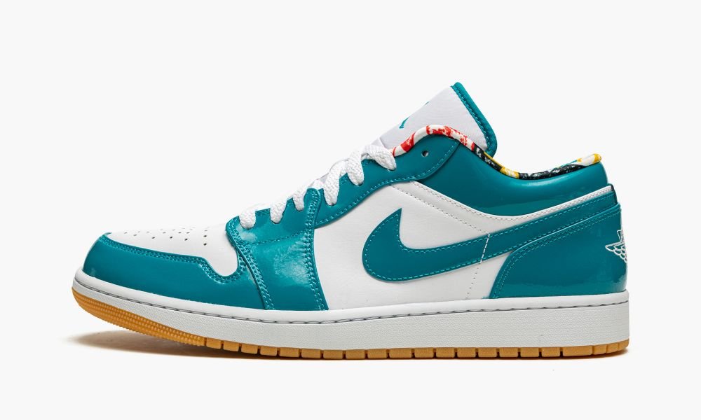 Nike Air Jordan 1 Low SE "Barcelona" Sko Herre Hvite Blå Turkis | Norge-7941285