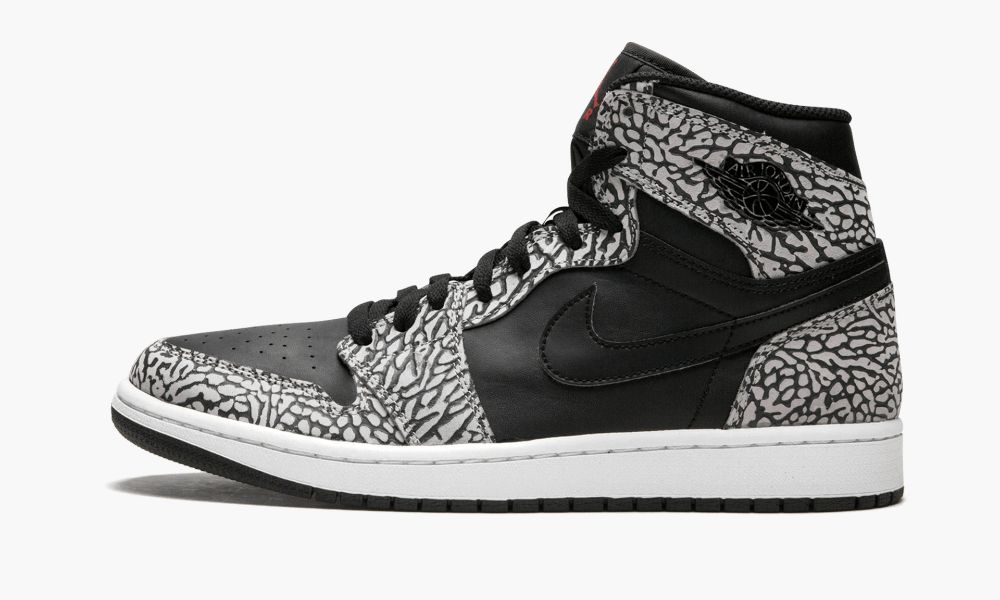 Nike Air Jordan 1 Retro High "Elephant Print" Sko Herre Svarte Rød | Norge-5913264