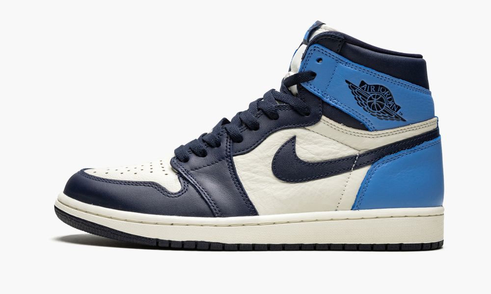 Nike Air Jordan 1 Retro High OG "Obsidian/University Blue" Sko Herre Hvite Blå Obsidian | Norge-3541627