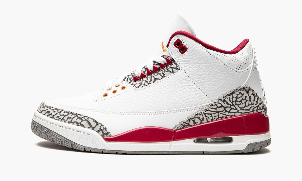 Nike Air Jordan 3 "Cardinal" Sko Herre Rød Hvite Rød | Norge-8762541