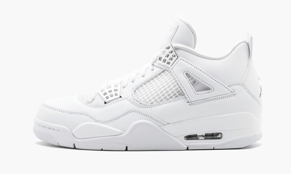 Nike Air Jordan 4 Retro "Pure Money" Sko Herre Hvite Sølv | Norge-4721965