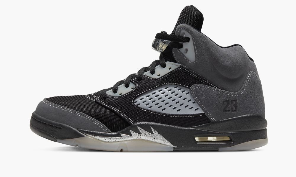 Nike Air Jordan 5 Retro "Anthracite" Sko Herre Svarte Grå Mørke Grå | Norge-2159360