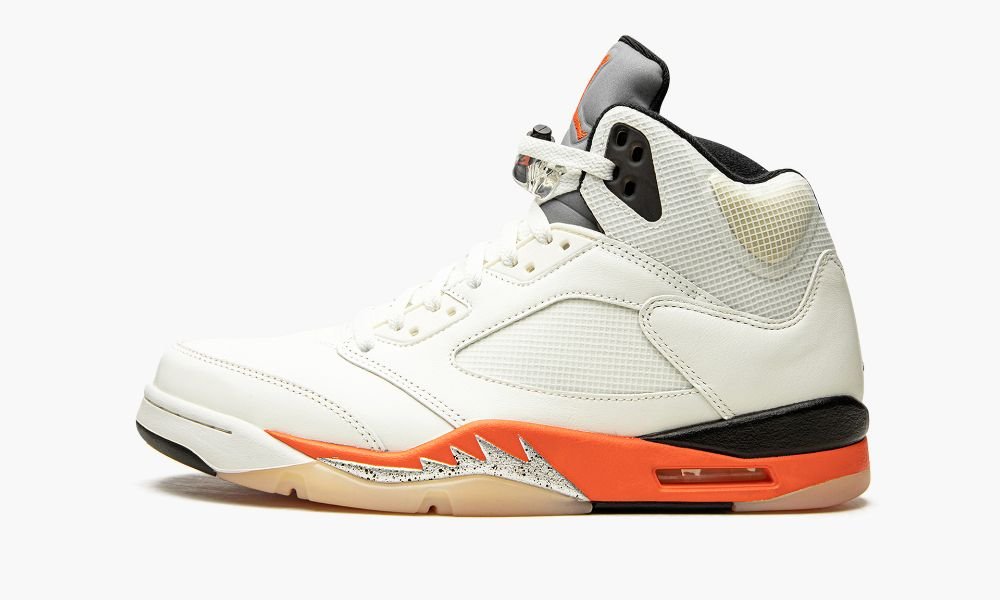 Nike Air Jordan 5 Retro "Shattered Backboard" Sko Herre Hvite Oransje | Norge-8693405