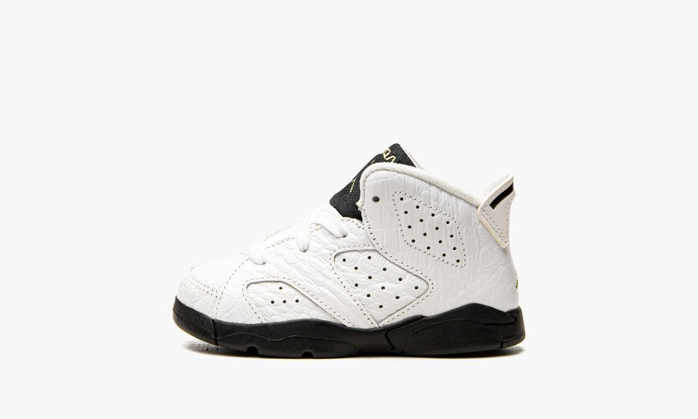 Nike Air Jordan 6 Premium "MOTORSPORT" Sko Barn Svarte Hvite | Norge-6538021