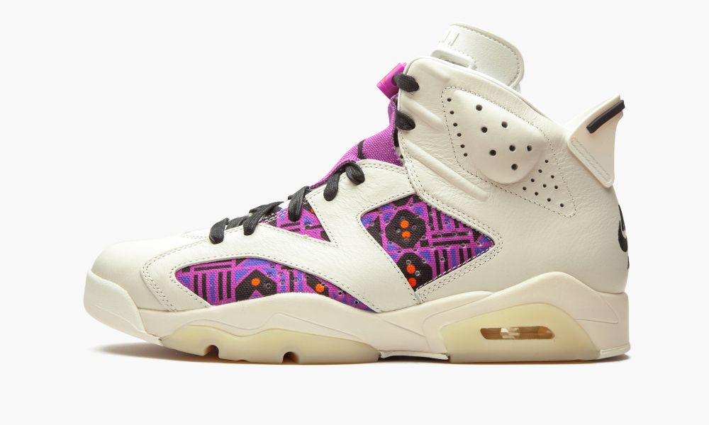 Nike Air Jordan 6 "Quai 54 - Purple" Sko Herre Svarte Hvite Lilla Oransje | Norge-8401239