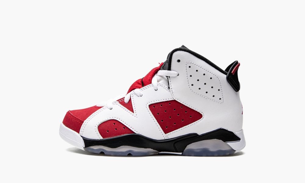 Nike Air Jordan 6 Retro BP "Carmine" Sko Barn Svarte Rød Hvite | Norge-5374918