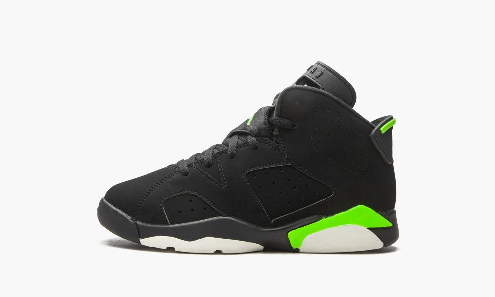 Nike Air Jordan 6 Retro PS "Electric Green" Sko Barn Svarte Grønn | Norge-9301754