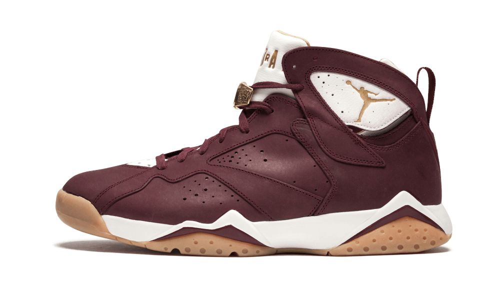 Nike Air Jordan 7 Retro "Cigar" Sko Herre Rød Hvite Gull | Norge-8152379