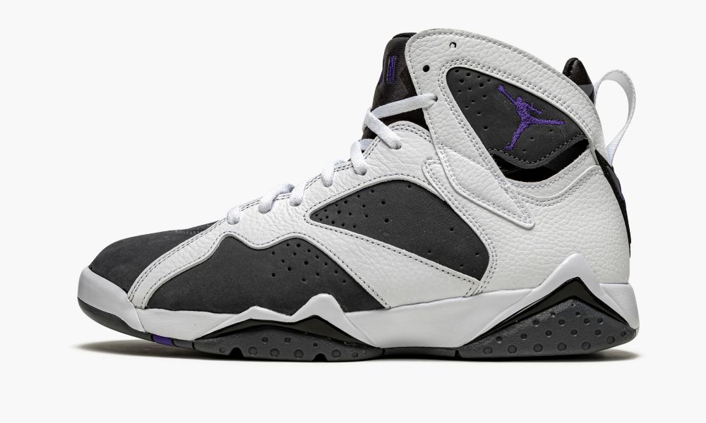 Nike Air Jordan 7 Retro "Flint 2021" Sko Herre Svarte Hvite Grå | Norge-1564907