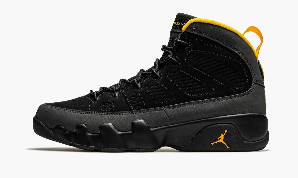 Nike Air Jordan 9 Retro "University Gold" Sko Herre Dyp Grå Svarte Gull Grå | Norge-3729085