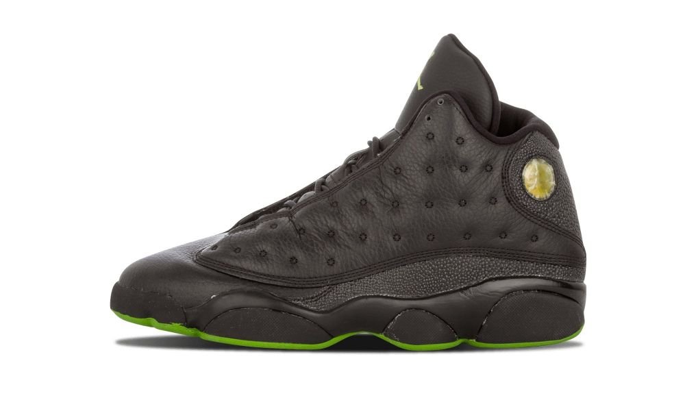 Nike Air Jordan Retro 13 "Altitude" Sko Herre Svarte Grønn | Norge-7285194