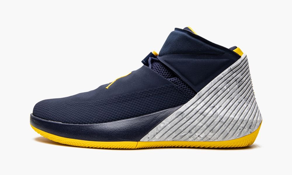 Nike Air Jordan Why Not Zer0.2 "Michigan Wolverines" Sko Herre Gul Hvite Blå Marineblå | Norge-1675820